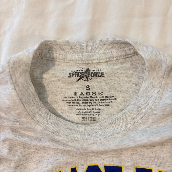 US SPACE FORCE T Shirt light Heather gray - Picture 3 of 5